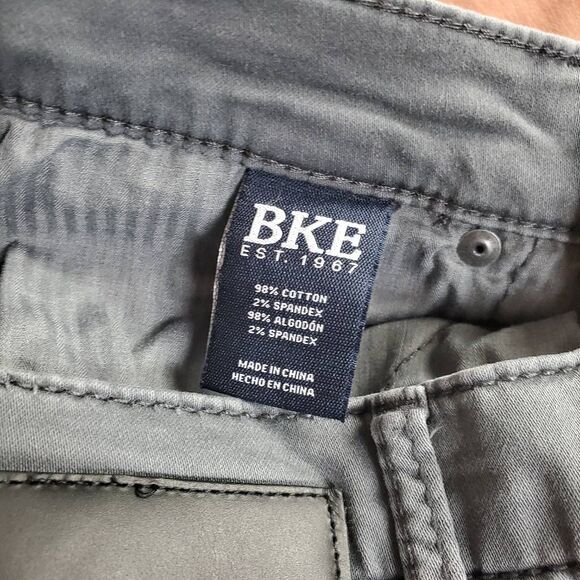 BKE Men’s Jake Straight Jeans Size 27x32 Gray Stretch Casual - Picture 7 of 9